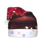VducK Yetişkinler için Noel Şapkası Sevgililer Günü Aşk Kalp Peluş Noel Ağacı Şapka Noel Baba Şapkası Yılbaşı Şenlikli Parti Malzemeleri