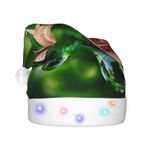 VducK Yetişkinler için Noel Şapkası Yaban Hayatı Hayvan Salyangoz Peluş Noel Ağacı Şapka Noel Baba Şapkası Yılbaşı Şenlikli Parti Malzemeleri