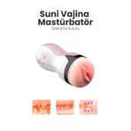 Vdude HS - Saklama Kutulu Ultra Realistik Dokuda Suni Vajina Mastürbatör