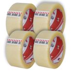 Ve-Ge Koli Bandı 4 Adet 45X100 Şeffaf (Bufalo) En 45mm, Uzunluk Net 100 metre, Basınca ve gerilime dayanıklıdır, 4'lü Paket
