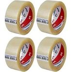 Ve-Ge Koli Bandı 45X100 Şeffaf (Fil) 45Mm, Uzunluk Net 100 Metre, Basınca Gerilime Dayanıklıdır (4 Adet)