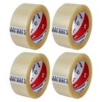 Ve-Ge Koli Bandı 45X100 Şeffaf (FİL) En 45mm, Uzunluk Net 100 metre, Basınca ve gerilime dayanıklıdır (4 ADET)