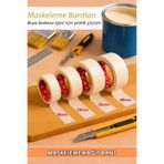Ve-ge Maskeleme Boya Bandı Kağıt Bant 36Mm Genişlik - 30Metre - 3 Adet