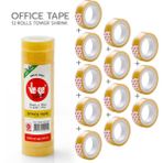 Ve-Ge Selefon Bant Office Tape 12 Mm X 10 Metre ( 12 Li Paket)