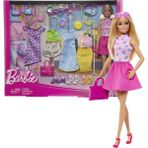 ve Muhteşem Kıyafetleri Barbie Bebek ve Kıyafetleri, Birlikte Giyilebilir Giysiler ve Aksesuarlar - Çok Renkli