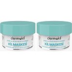 ve Siyah Nokta Karşıtı Kil Maskesi 50 ml 2li Paket