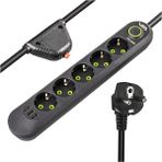 Vea Beşli Grup Priz 1.5 mt Akım Korumalı 3 Usb Çıkışlı Anahtarlı KPF7-88F3