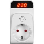 Vea Ve-25530 15A 3520W Tekli Dijital Göstergeli Akım Korumalı Priz Aşırı Yüksek Gerilim