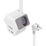 Vea VE-G903YC 3'lü Usb+ Type-C Girişli Anahtarlı 1.5 mt Grup Priz