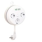 VEA Vea Ve-26583 3'lü 1.5 Metre Kablolu 3 Usb + Type-c Girişli Akim Korumali Grup Priz Beyaz