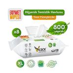Vebox Easy Wet Wipes Yüzey Temizlik Havlusu 8x100 800 Yaprak