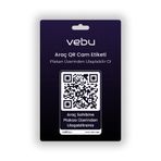 Vebu Araç QR Kod Cam Etiketi - Dijital Araç Numaratörü
