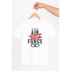 Vecihi Geliyor Air Force Unisex Tshirt Pilot - Havacı - Uçak Tutkunu - Beyaz - 2XL