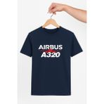Vecihi Geliyor Airbus A320 Uçağı Tshirt Pilot - Havacı - Uçak Tutkunu Hediye - Lacivert