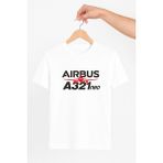 Vecihi Geliyor Airbus A321 Neo Unisex Tshirt Pilot - Havacı - Uçak Tutkunu Hediye - Beyaz - M