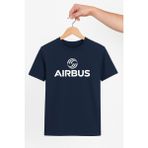 Vecihi Geliyor Airbus Unisex Tshirt Pilot - Havacı - Uçak Tutkunu Hediye - Lacivert - XL