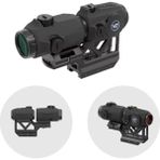Vector Optics Combo Kit | Maverick Mini Red Dot Nişangah & 3x Magnifier & Entegre Tek Parça Montaj (Vogp-02)