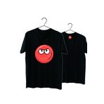 VectorWear Unisex Siyah Red Ball Pamuklu Normal Kalıp T-Shirt