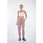 Vedi 22233401 Lastikli Paça Normal Bel Lastikli Pudra Kadın Pantolon