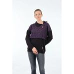 Vedi Oversize Yaka Detaylı Kadın Sweatshirt - Minimalist Trend
