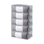 Vedsey 5' Li 50x70x25 Set Gri Pencereli Baza Altı Düzenleyici Hurç Gri