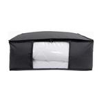 Vedsey Home Baza Altı Düzenleyici Pencereli Büyük Boy Hurç 70 x 50 x 25 CM Siyah