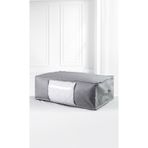 Vedsey Home Organizer Baza Altı Düzenleyici Pencereli Büyük Boy Hurç Gri 70 x 50 x 25 CM