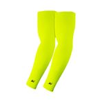 Vee Unisex Neon Sarı Lycra Lüks Basketbol Voleybol Kolluğu 1 Çift