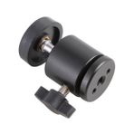 Veemoon 2 Adet 360 Mini Tripod Kafa Montajı Kamera Kafası Kamera Tripodu Kameralar Için Tripodlar 1/4 Tripod Video Kamera Için Tripod Mini Kafa Kamera Yatağı Spor Kamerası Metal