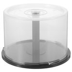 Veemoon Cd/Dvd Kutusu İş Milisi CD Depolama Kılıfları Boş Dvd Organizatör Clear CD Tutucu Raf Masaüstü Dvd Tutucu Kovası Dvd CD Diski (50 Disk Kapasitesi - M)