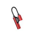 Veemoon Tip Kablo Tip-c Adaptörü C Tipi Karton Sayılar Kulaklık Jakına Usb Tip c Usb Kulaklıklar Cep Telefonu Için Telefon Kulaklığı Kulaklık Adaptörü Şarj Etmek Kırmızı Otobüs