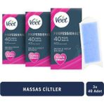 Veet Hassas Ciltler İçin Ağda Bandı 120 Mega Fırsat Paketi Bacak & Vücut Bölgesi