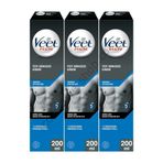 Veet Men 200x3 ml Erkeklere Özel Hassas Ciltler İçin Tüy Dökücü Krem