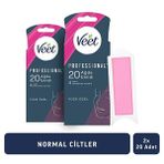 Veet Pro Yüz Bölgesi Normal Ciltler İçin 20x2 Adet Ağda Bandı