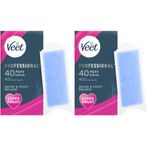 Veet Professional Hassas Ciltler İçin Ağda Bandı, Bacak ve Vücut Bölgesi, 40'lı Süper Fırsat Paketi (2 paketi)