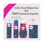 Veet Professional Tüm Cilt Tipleri Için Tüy Dökücü Krem, 600ML Süper Fırsat Paketi (3 x 200 Ml) - standart