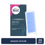 Veet Profesyonel Hassas Ciltler 20'li Ağda Bandı