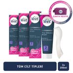 Veet Profesyonel Krem Promo Tüy Dökücü Krem 3 x 200 ML