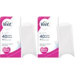 Veet Pure Hipoalerjenik Ağda Bandı, Bacak ve Vücut Bölgesi 40'lı Süper Fırsat Paketi (2 paketi)