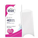 Veet Pure Hipoalerjenik Ağda Bandı, Bacak ve Vücut Bölgesi 40'lı Süper Fırsat Paketi