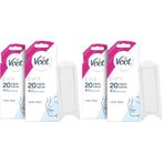Veet Pure Hipoalerjenik Yüz Ağda Bandı, (2 x 20 Adet) (2 paketi)