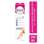 Veet Pure Tüy Dökücü Krem 200 ml Hassas Ciltler için Bacak ve Vücut Bölgesi