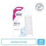 Veet Pure Yuz Agda Bandi Hassas Ciltler 20'Li 4 Adet