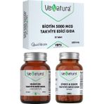 Vefa Biotin 5000 Mcg 30 Tablet + Selenyum Takviyesi 90 Tablet + Çinko & Bakır 60 Kapsül