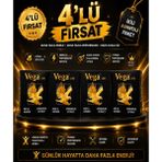Vega 100 Bitkisel Içerikli Performans Kuvvet Enerji Istek Arttıran Macun Men & Women 40 gr - 4 Adet