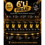 Vega 100 Bitkisel Içerikli Performans Kuvvet Enerji Istek Arttıran Macun Men & Women 40 gr - 6 Adet