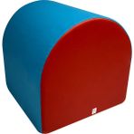 Vega Çocuk D Minder - Jimnastik ve Egzersiz Sünger Bloğu - 50X50X50 - Kırmızı - Mavi - Kırmızı - Siyah