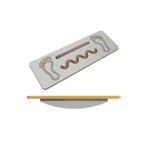 vega çocuk VEGA-VV-A000-18174 Bilyeli Ahşap Denge Tahtası - Eğitici Denge Materyali - Gri