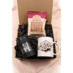 Vega Gift Shop Coffe Tasarım Kupa & French Press & Colombian Taze Filtre Kahve Hediye Seti
