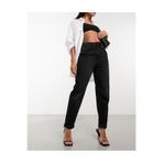 VEGA Kadın Siyah Mom Fit Jeans Kot Pantolon
